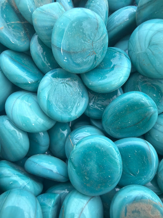 Glass pebbles